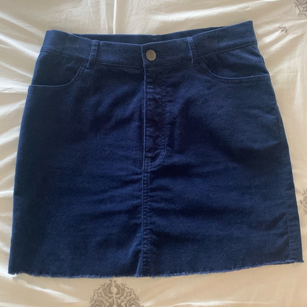 Navy Blue mini skirt